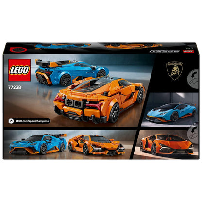 Introducing Lego Speed Champions - Lamborghini Revuelto and Huracán STO with SKU 667723825 recommended for ages 10+