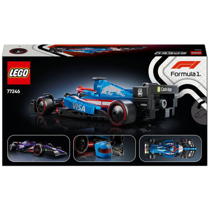 Introducing Lego Speed Champions Visa Cash App RB VCARB 01 F1 Race Car with SKU 667724625 recommended for + 14 years