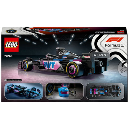 Introducing Lego Speed Champions BWT Alpine F1® Team A524 Race Car with SKU 667724825 recommended for + 10 years
