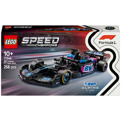 Introducing Lego Speed Champions BWT Alpine F1® Team A524 Race Car with SKU 667724825 recommended for + 10 years