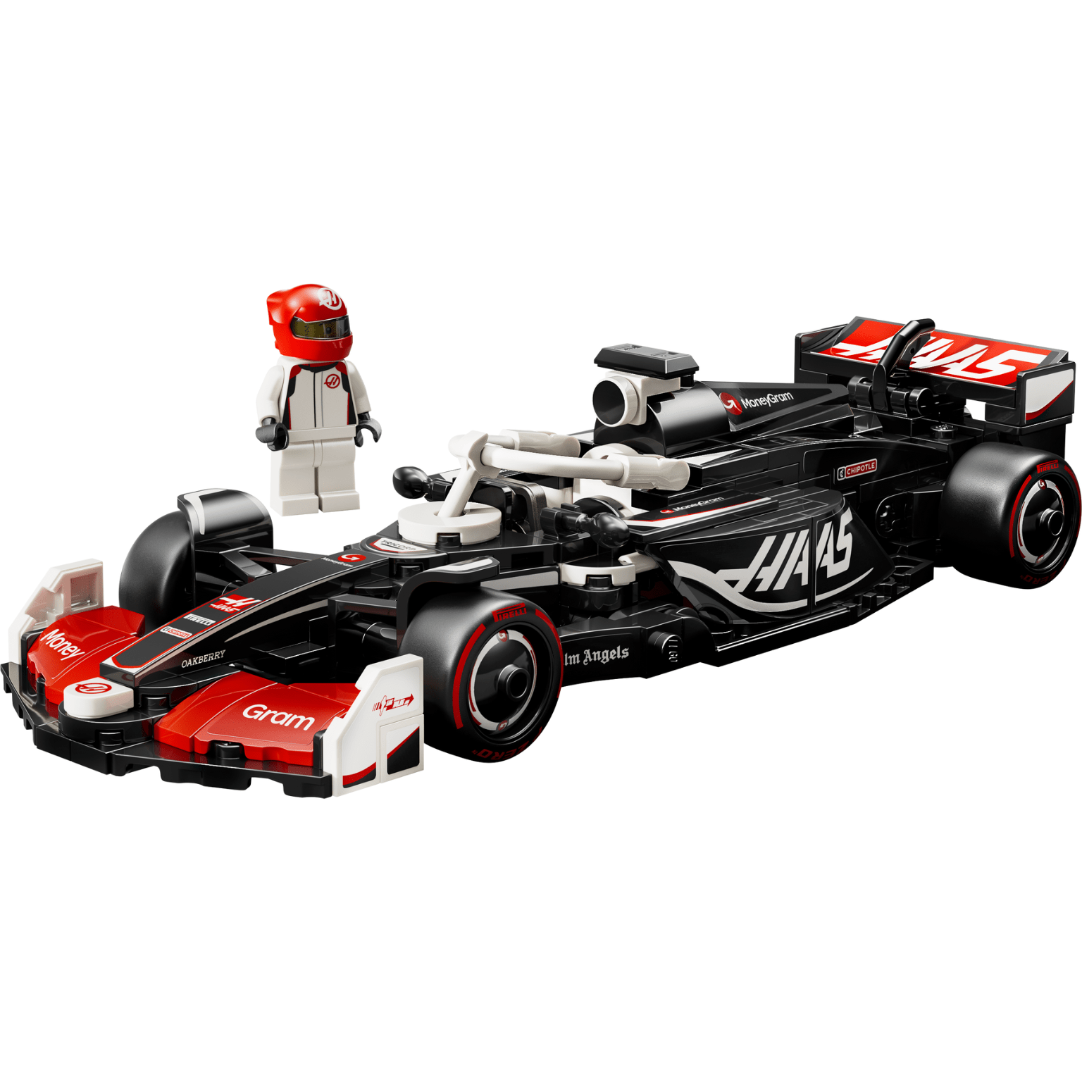 Apresentamos Lego Speed Champions Carro de Corrida MoneyGram Haas F1® Team VF-24 com o SKU 667725025 recomendado para + 10 anos