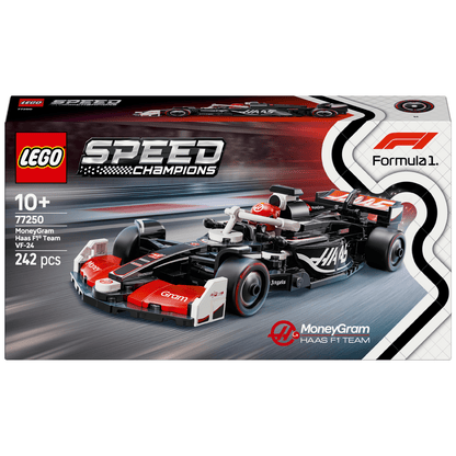 Introducing Lego Speed Champions MoneyGram Haas F1® Team VF-24 Race Car with SKU 667725025 recommended for + 10 years