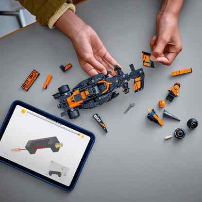 Introducing Lego Speed Champions McLaren F1® Team MCL38 Race Car with SKU 667725125 recommended for + 10 years