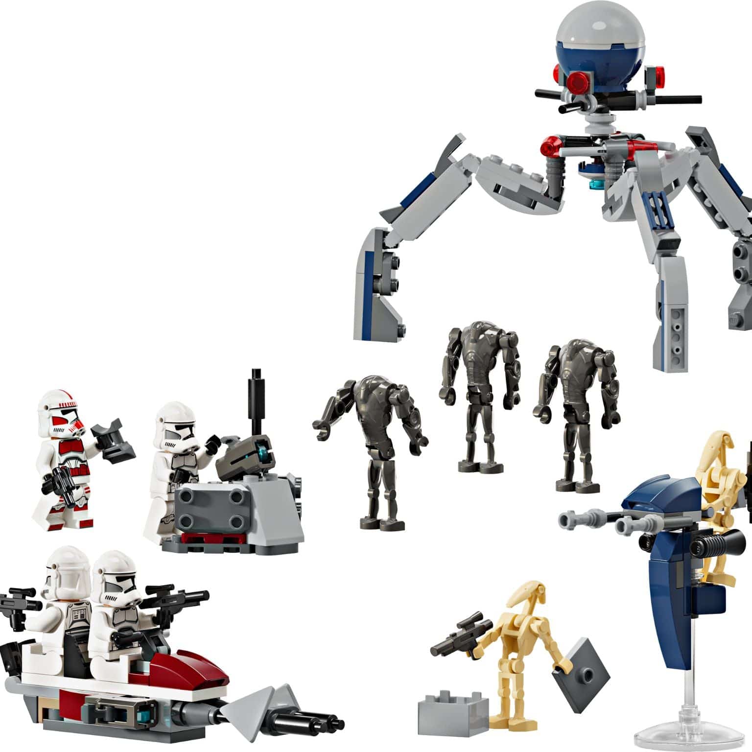 Apresentamos Lego Star Wars Pacote de Combate Clone Trooper e Battle Droid com o SKU 667537224 recomendado para + 7 anos