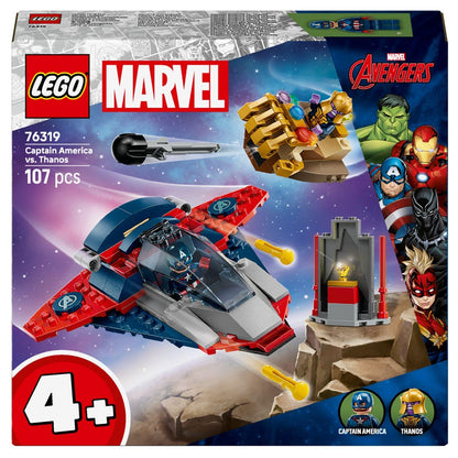 Introducing Lego Super Heroes - Captain America vs. Thanos with SKU 667631925 recommended for ages 4+