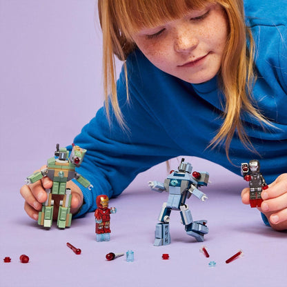 Introducing Lego Super Heroes - Iron Man and War Machine vs. Hammer Drones with SKU 667632025 recommended for ages 7+