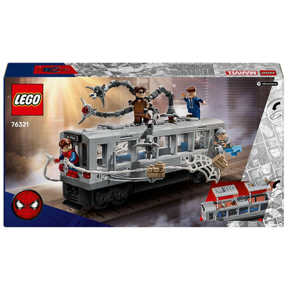 Introducing Lego Super Heroes - Spider-Man vs. Doc Ock – Subway Scene with SKU 667632125 recommended for ages 9+