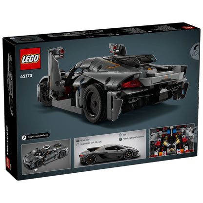 Introducing Lego Technic - Koenigsegg Jesko Absolut Grey Hypercar with SKU 664217325 recommended for ages 10+