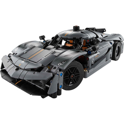 Introducing Lego Technic - Koenigsegg Jesko Absolut Grey Hypercar with SKU 664217325 recommended for ages 10+