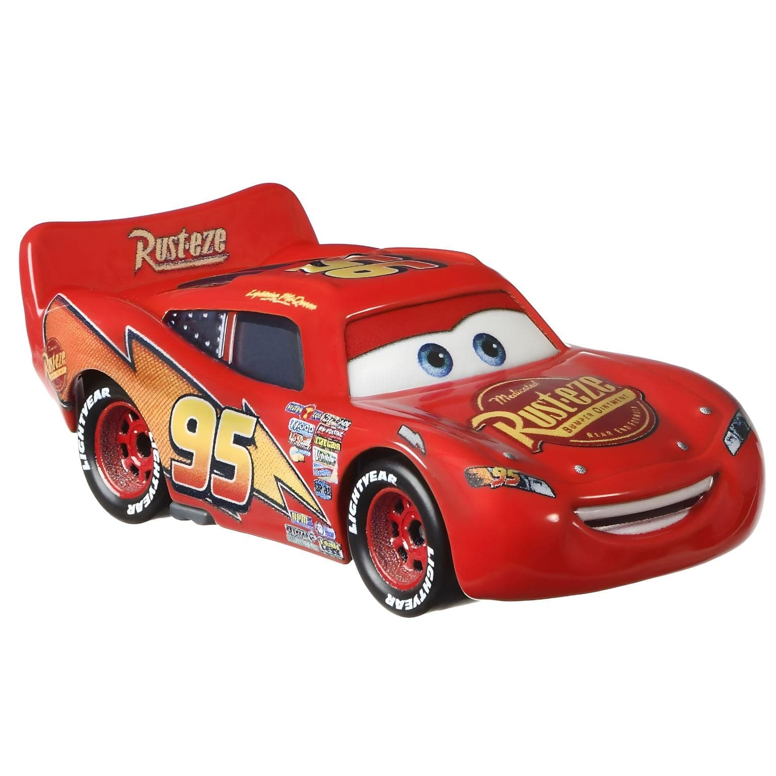 Apresentamos Cars Disney – Lightning McQueen com o Emblema da Rusteze com o SKU 558265925 recomendado para + 3 anos