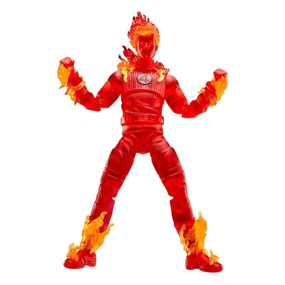 Introducing Marvel Legends The Fantastic Four - Human Torch with SKU 86080325 recommended for ages 4+