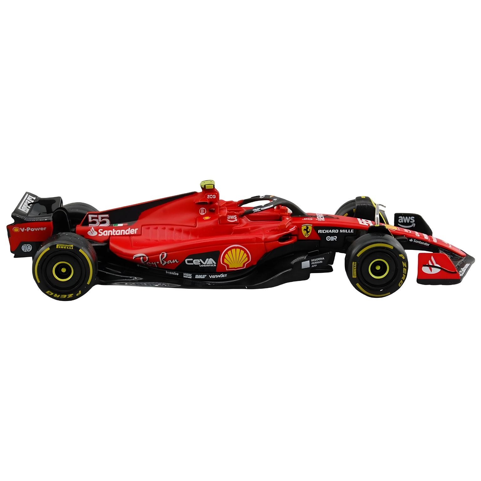 miniatura Ferrari Racing  SF23 Carlos Sainz