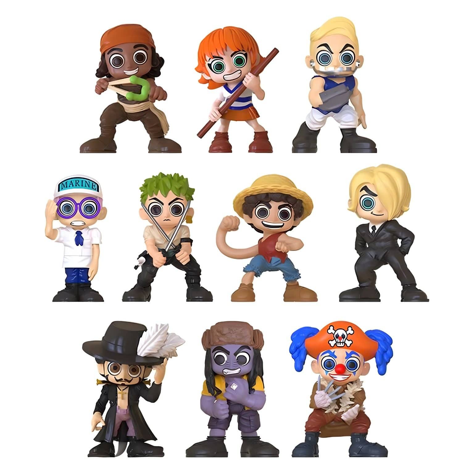 Apresentamos Minifiguras coleccionáveis One Piece com o SKU 233952724 recomendado para + 6 anos