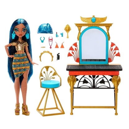 Introducing Monster High - Cleo de Nile with Vanity with SKU 772304325 recommended for ages 4+