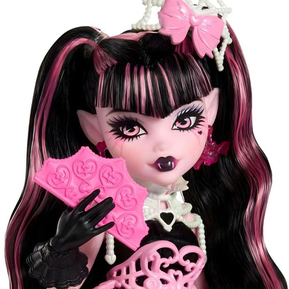Introducing Monster High Scary Sweet Birthday - Draculaura with SKU 772598325 recommended for ages 4+