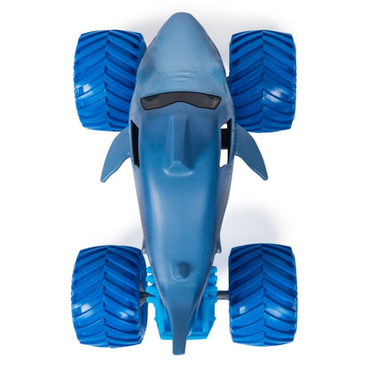 Monster Jam Megalodon Azul visto de cima