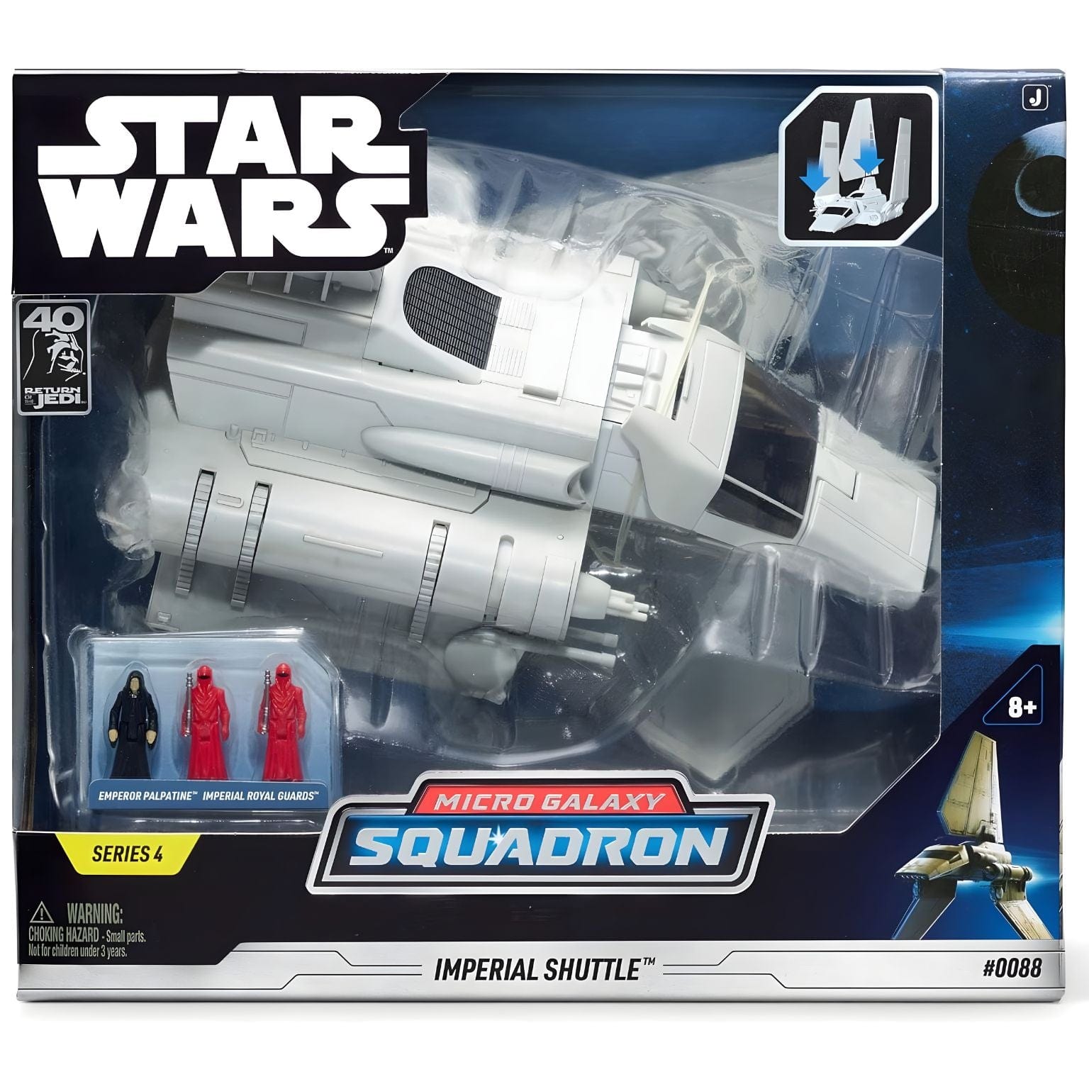 Apresentamos Nave Star wars Micro Galaxy Imperial Shuttle com o SKU 23001524 recomendado para + 8 anos