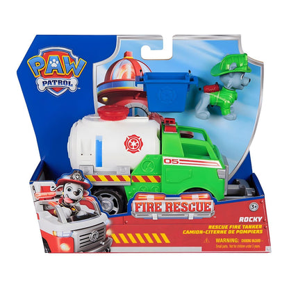 Introducing Paw Patrol Fire Rescue - Rocky with SKU 550612125 recommended for ages 3+