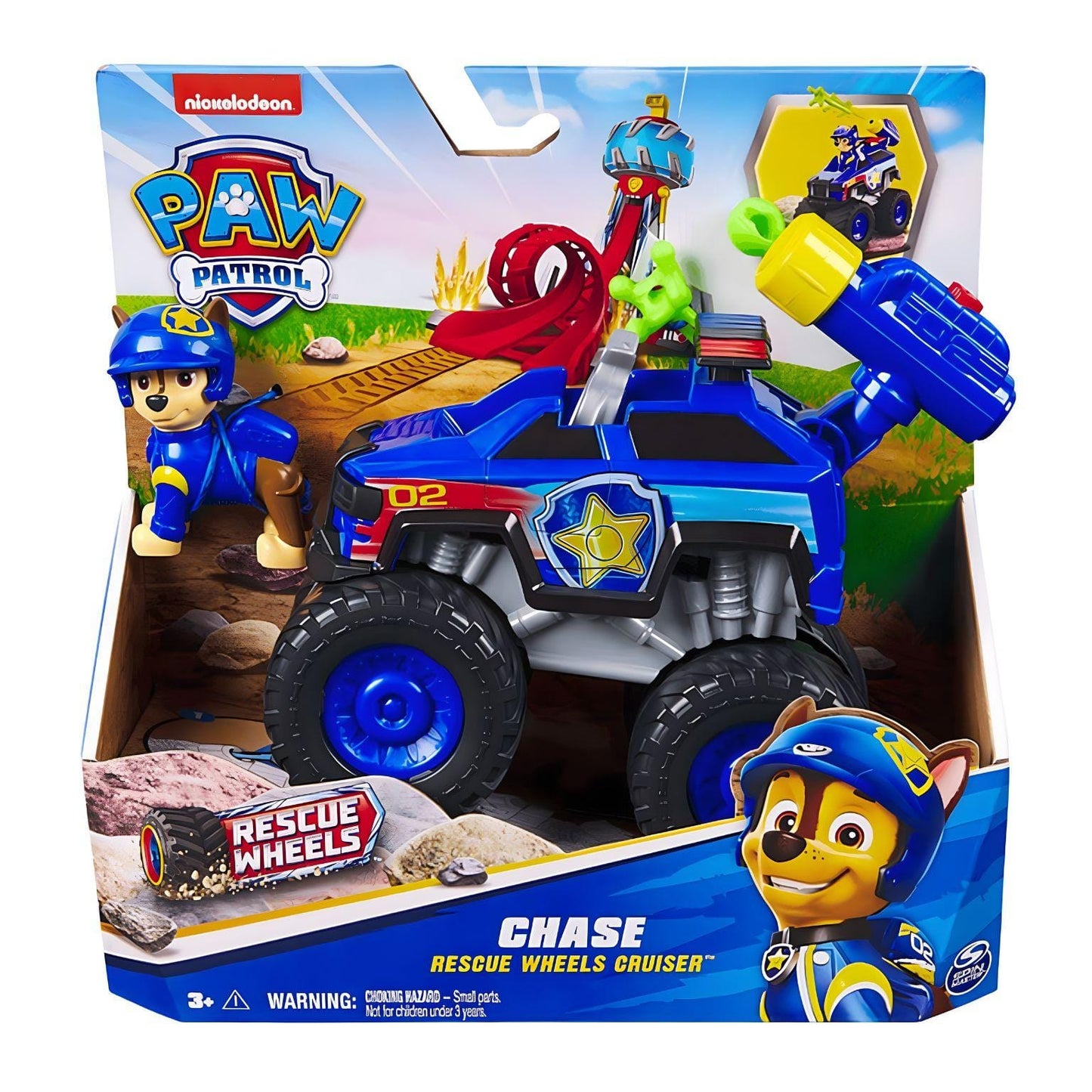 Apresentamos Patrulha Pata Rescue Wheels - Chase com o SKU 554528225 recomendado para + 3 anos