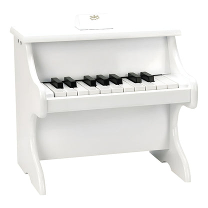 Introducing White Wooden Piano with SKU 26837425 recommended for ages 3+