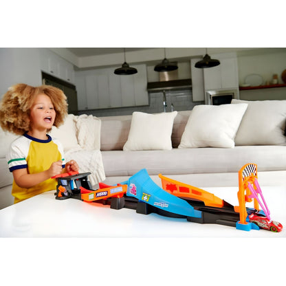 Introducing Cars Flash Track Launch and Crash with SKU 771567324 recommended for ages 4+