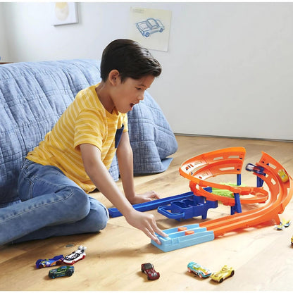 Introducing Hot Wheels Track - Loop Race with SKU 771919824 recommended for ages 4+