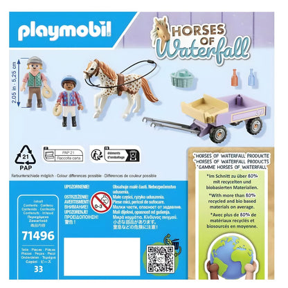 Introducing Playmobil Pony Carriage with SKU 657149625 recommended for ages 4+