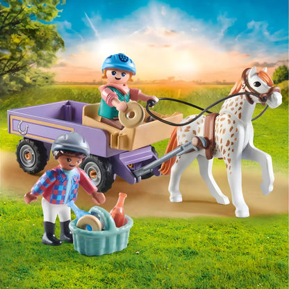 Introducing Playmobil Pony Carriage with SKU 657149625 recommended for ages 4+
