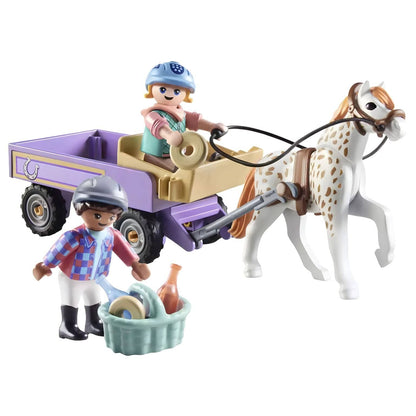 Introducing Playmobil Pony Carriage with SKU 657149625 recommended for ages 4+