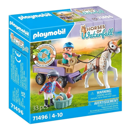 Introducing Playmobil Pony Carriage with SKU 657149625 recommended for ages 4+