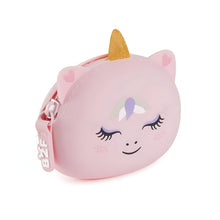 Apresentamos Porta Moedas silicone Unicórnio com o SKU 921940225 recomendado para + 3 anos