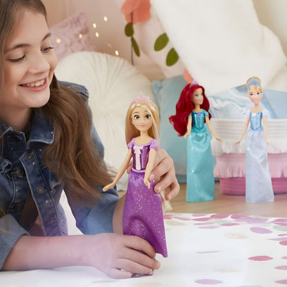 Introducing Disney Princess Royal Shimmer Rapunzel with SKU 777903125 recommended for ages 3+