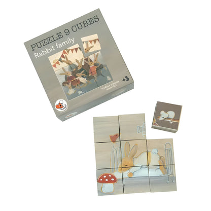 Introducing 9-Cube Puzzle - Rabbit Family with SKU 727005725, recommended for ages 3+