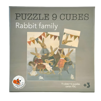 Introducing 9-Cube Puzzle - Rabbit Family with SKU 727005725, recommended for ages 3+