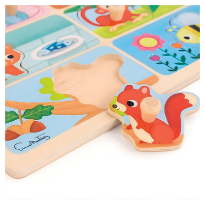 Introducing the Favourite Food Animals Puzzle with SKU 85304123, recommended for ages 2+