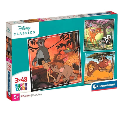 Introducing Disney Classics Puzzle 3 x 48 with SKU 852529925 recommended for ages 5+