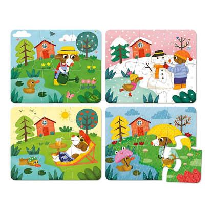 Introducing Wooden Puzzle - Four Seasons with SKU 26264124 recommended for ages 2+