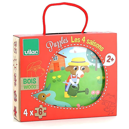 Introducing Wooden Puzzle - Four Seasons with SKU 26264124 recommended for ages 2+