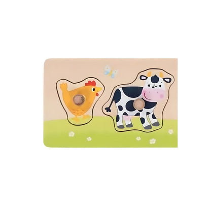 Introducing Scroll Puzzle - On the Farm with SKU 45735525 recommended for ages 12 months+