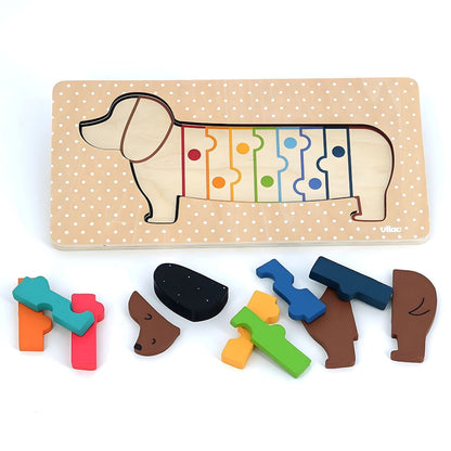 Introducing Wooden Puzzle - Dog with SKU 26741224 recommended for ages 12 months+