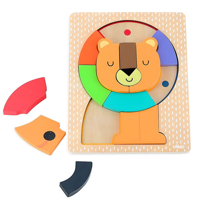 Introducing Wooden Puzzle - Lion with SKU 26741125 recommended for ages 12 months+
