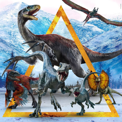 Introducing Jurassic World Puzzle 3 x 48 with SKU 852531425 recommended for ages 5+