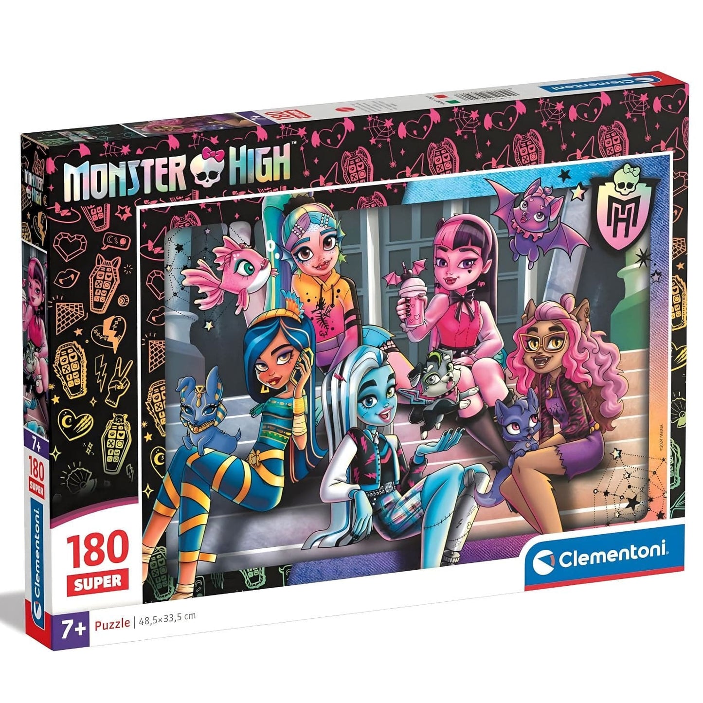 Apresentamos Puzzle Monster High 180 pçs com o SKU 772979124 recomendado para + 7 anos
