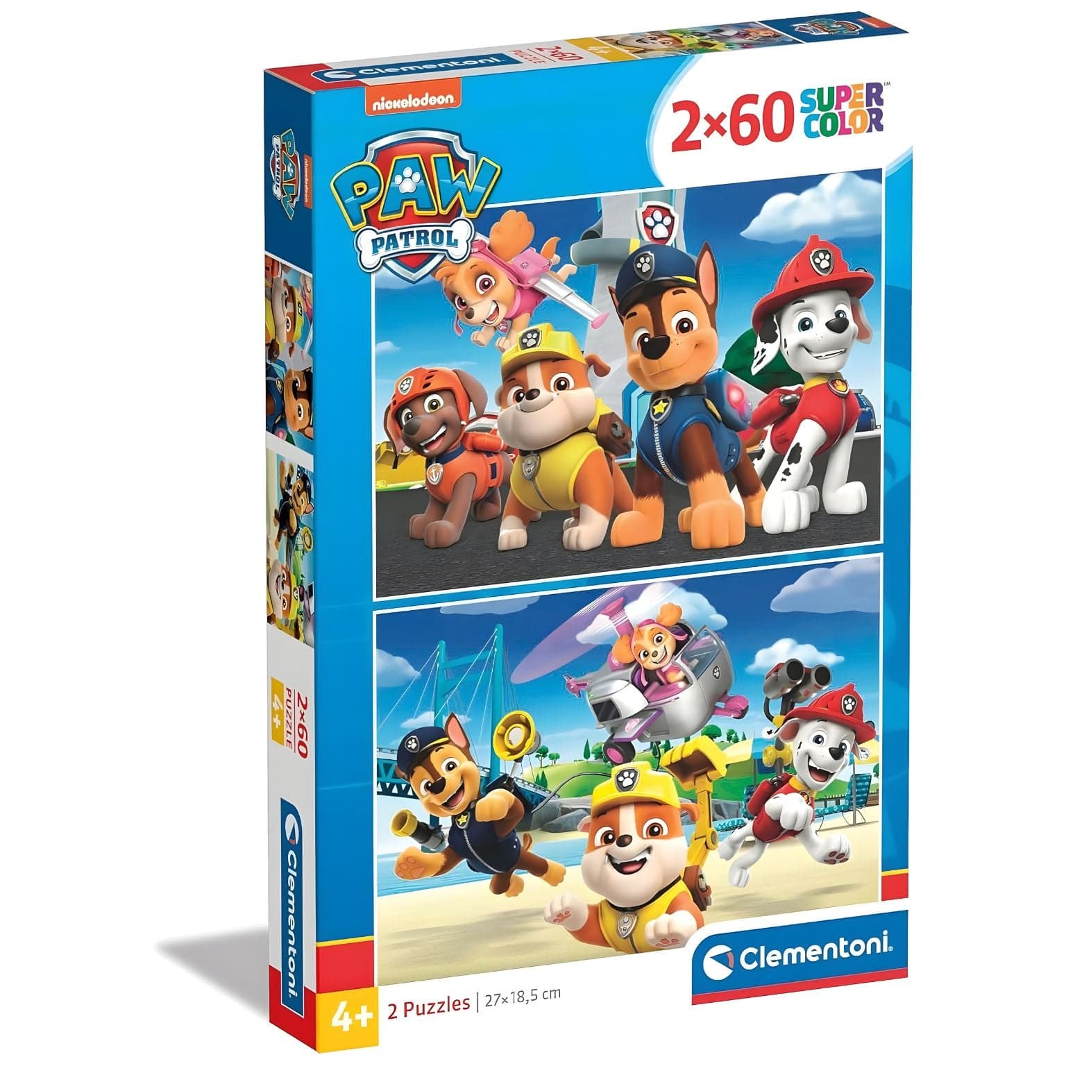 Apresentamos Puzzle Patrulha Pata 2 x 60 Peças com o SKU 772162324 recomendado para + 4 anos