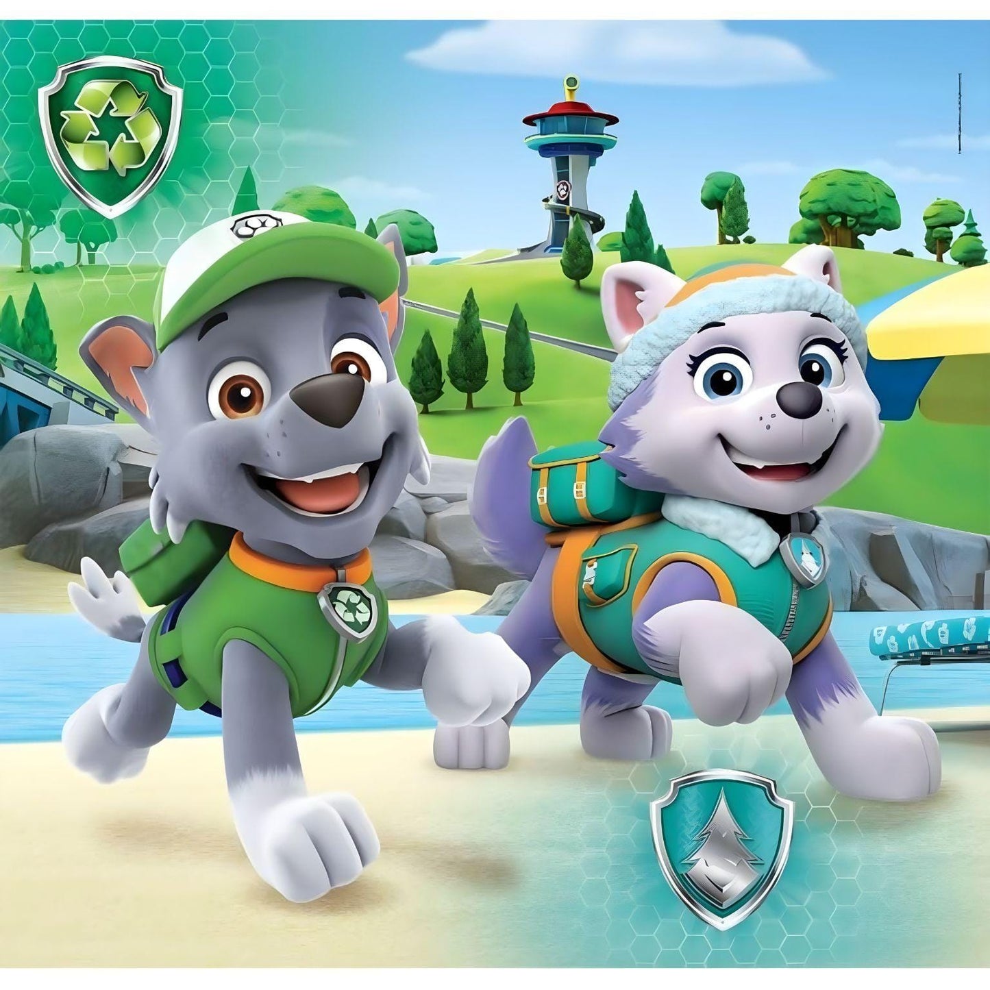 Apresentamos Puzzle Patrulha Pata 3 x 48 pçs com o SKU 852530125 recomendado para + 5 anos