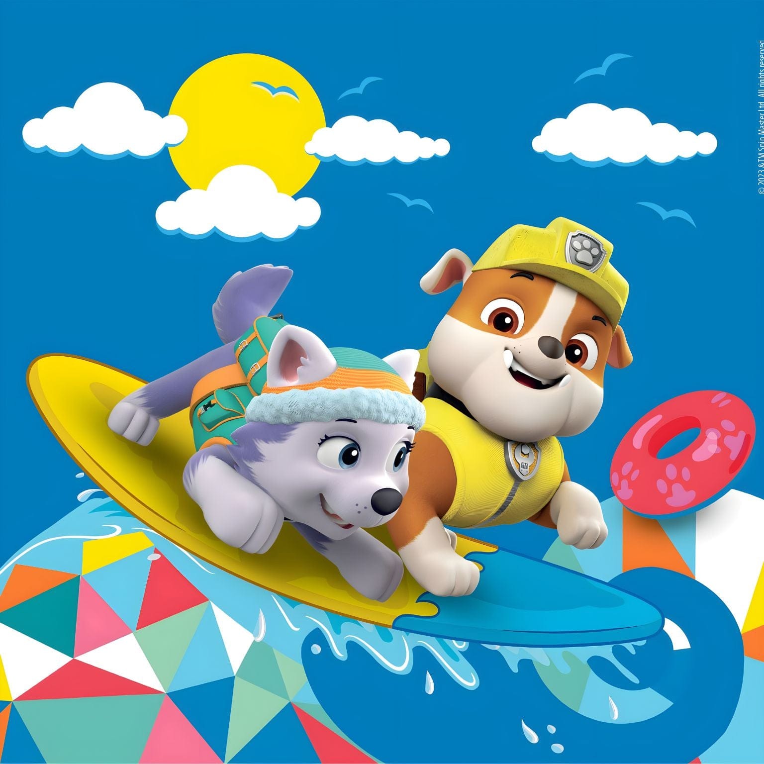 Apresentamos Puzzle Patrulha Pata 3 x 48 pçs com o SKU 852529125 recomendado para + 5 anos