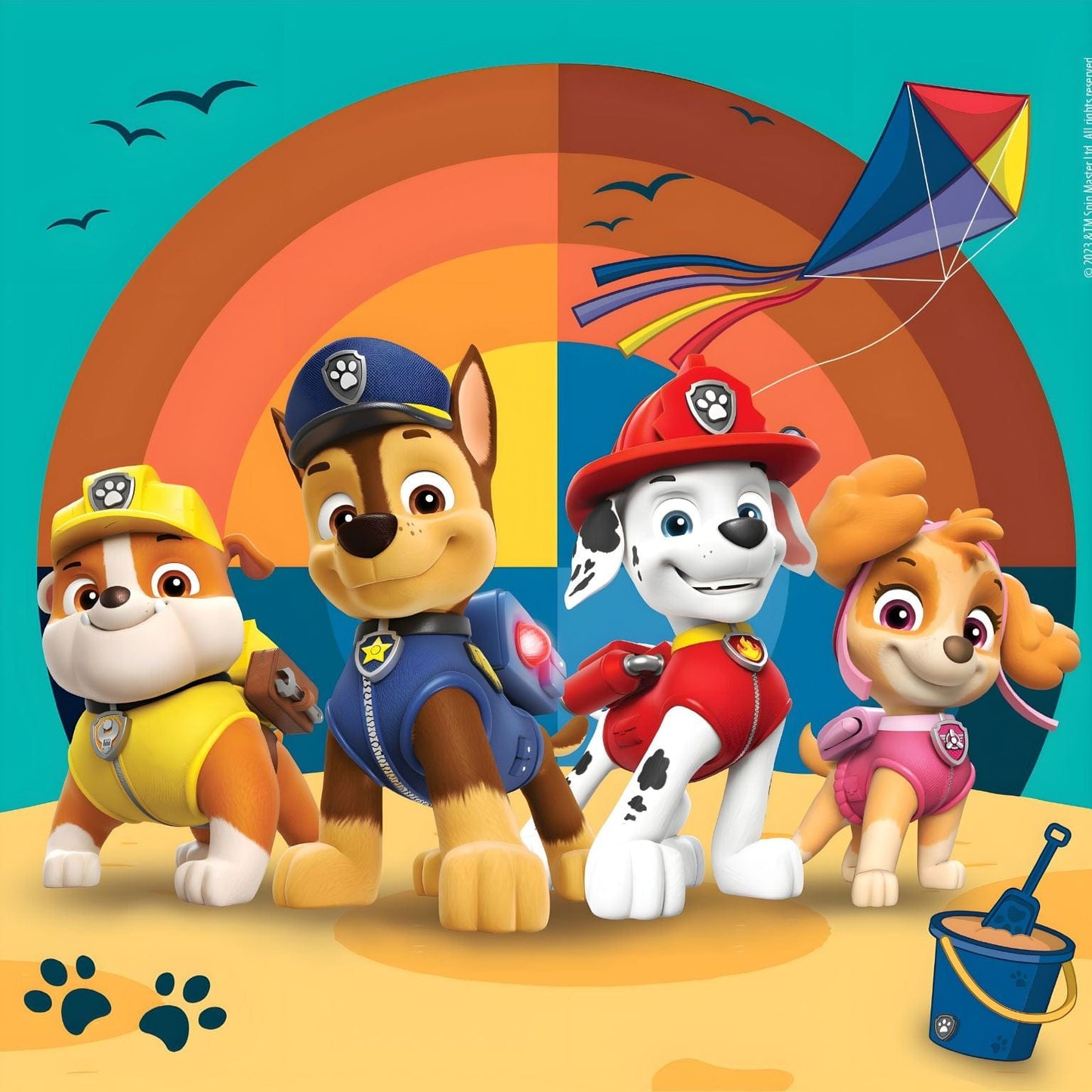 Apresentamos Puzzle Patrulha Pata 3 x 48 pçs com o SKU 852529125 recomendado para + 5 anos