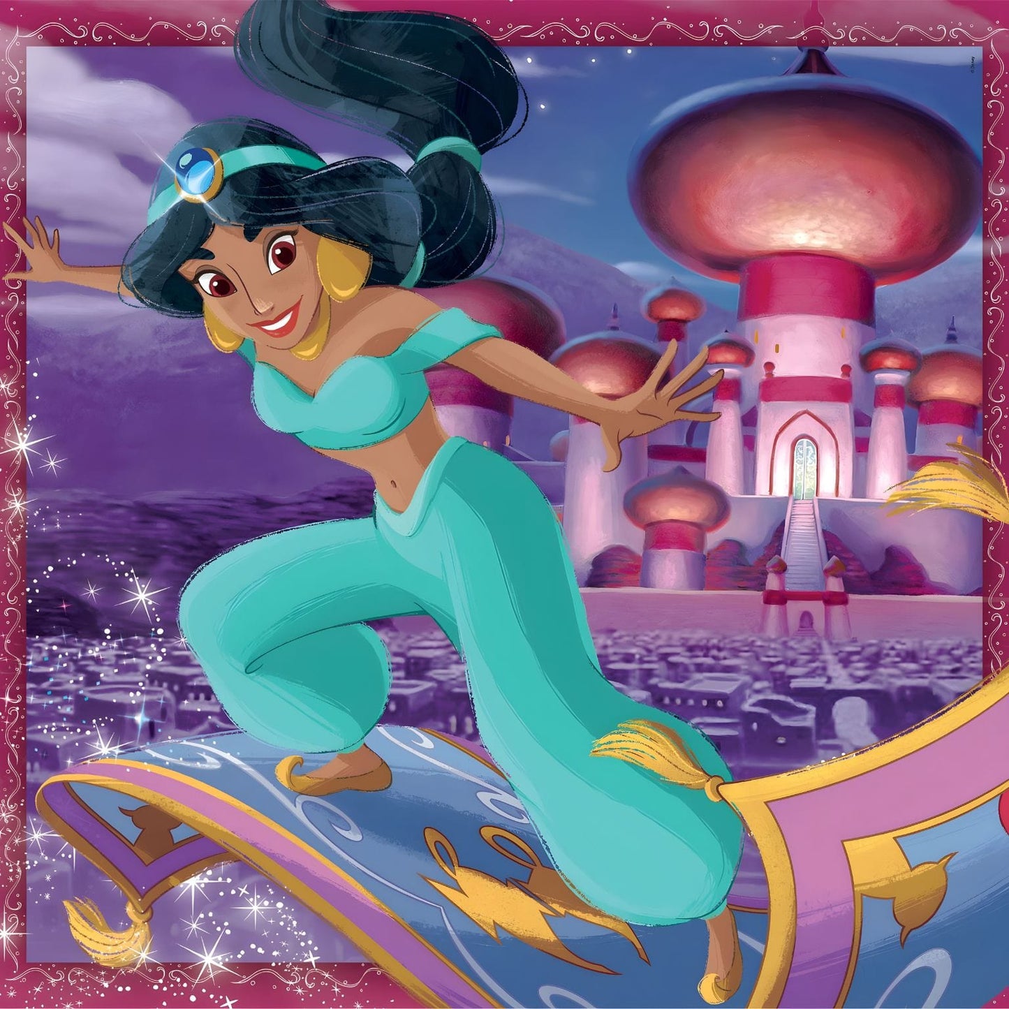 Apresentamos Puzzle Princesas Disney 3 x 48 com o SKU 852530425 recomendado para + 5 anos