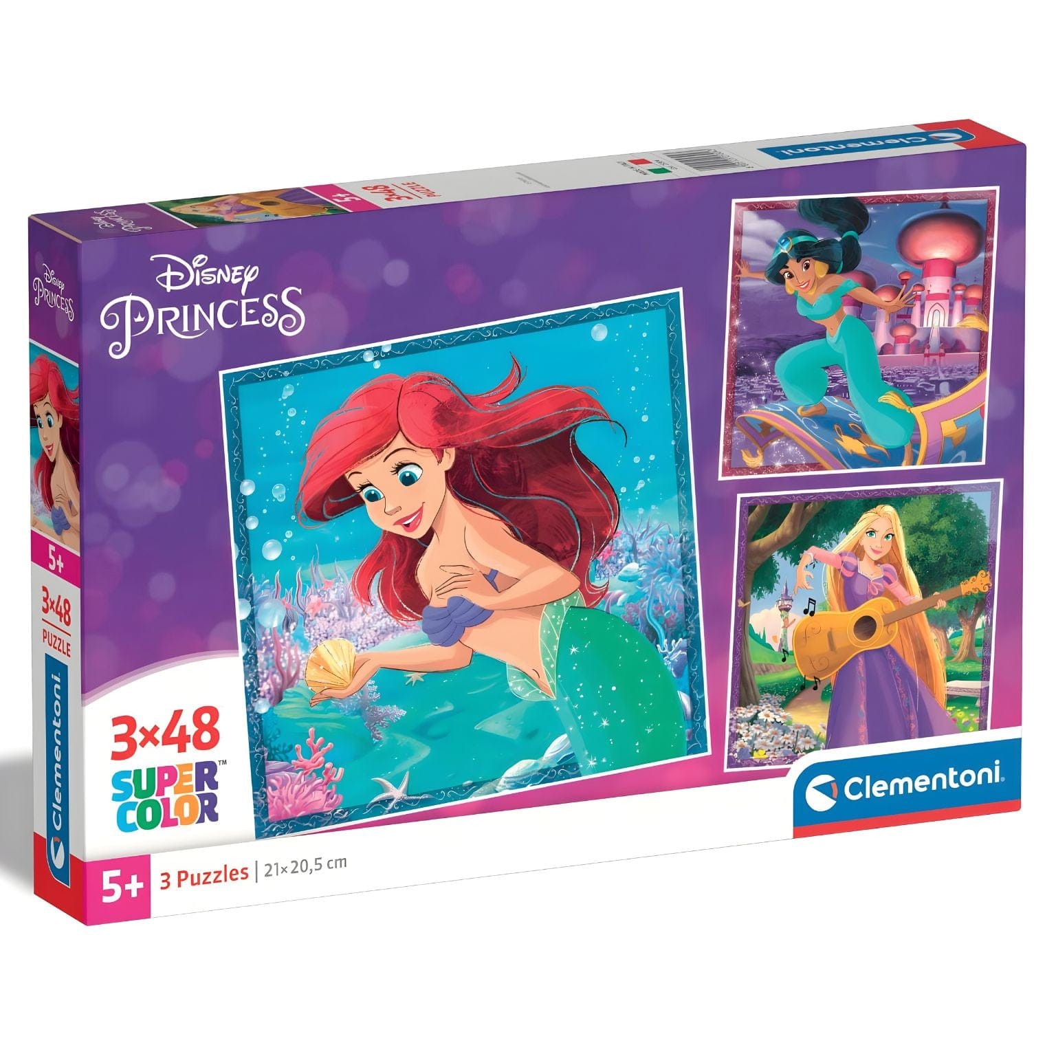 Apresentamos Puzzle Princesas Disney 3 x 48 com o SKU 852530425 recomendado para + 5 anos