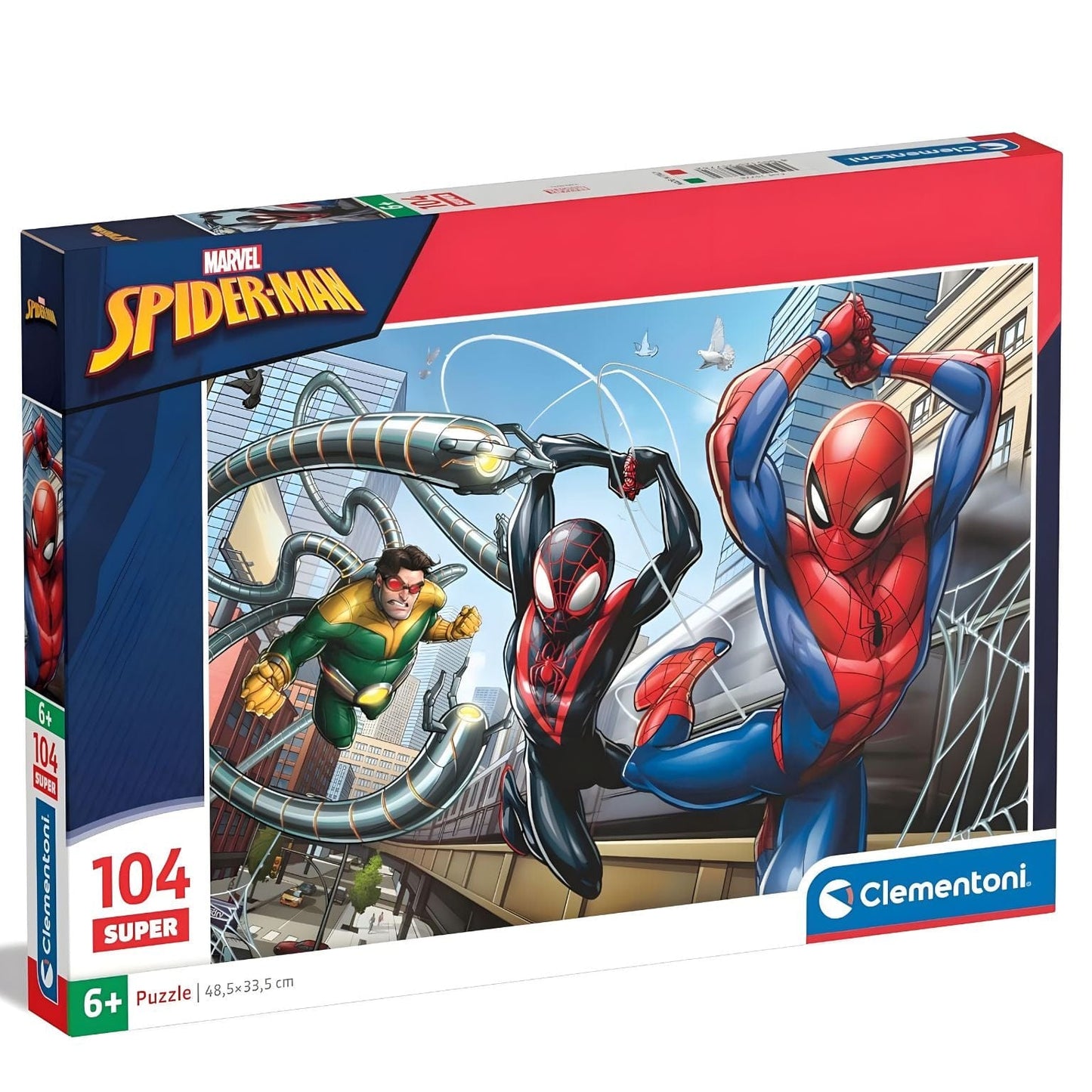 Apresentamos Puzzle Spiderman 104 pçs com o SKU 852577825 recomendado para + 6 anos